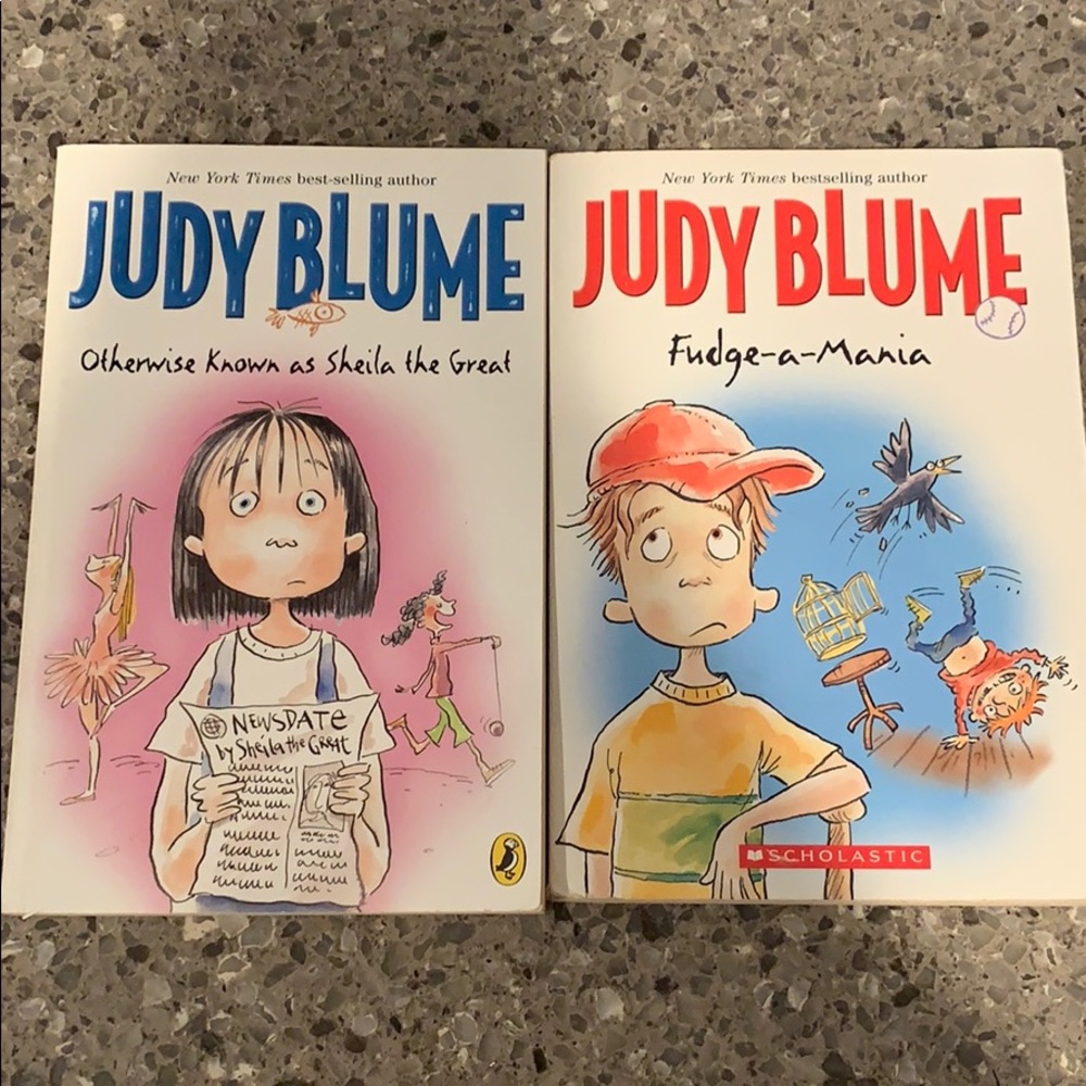 Two Judy Blume books
